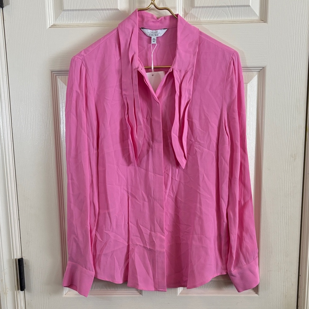 & Other Stories Vibrant Pink Blouse